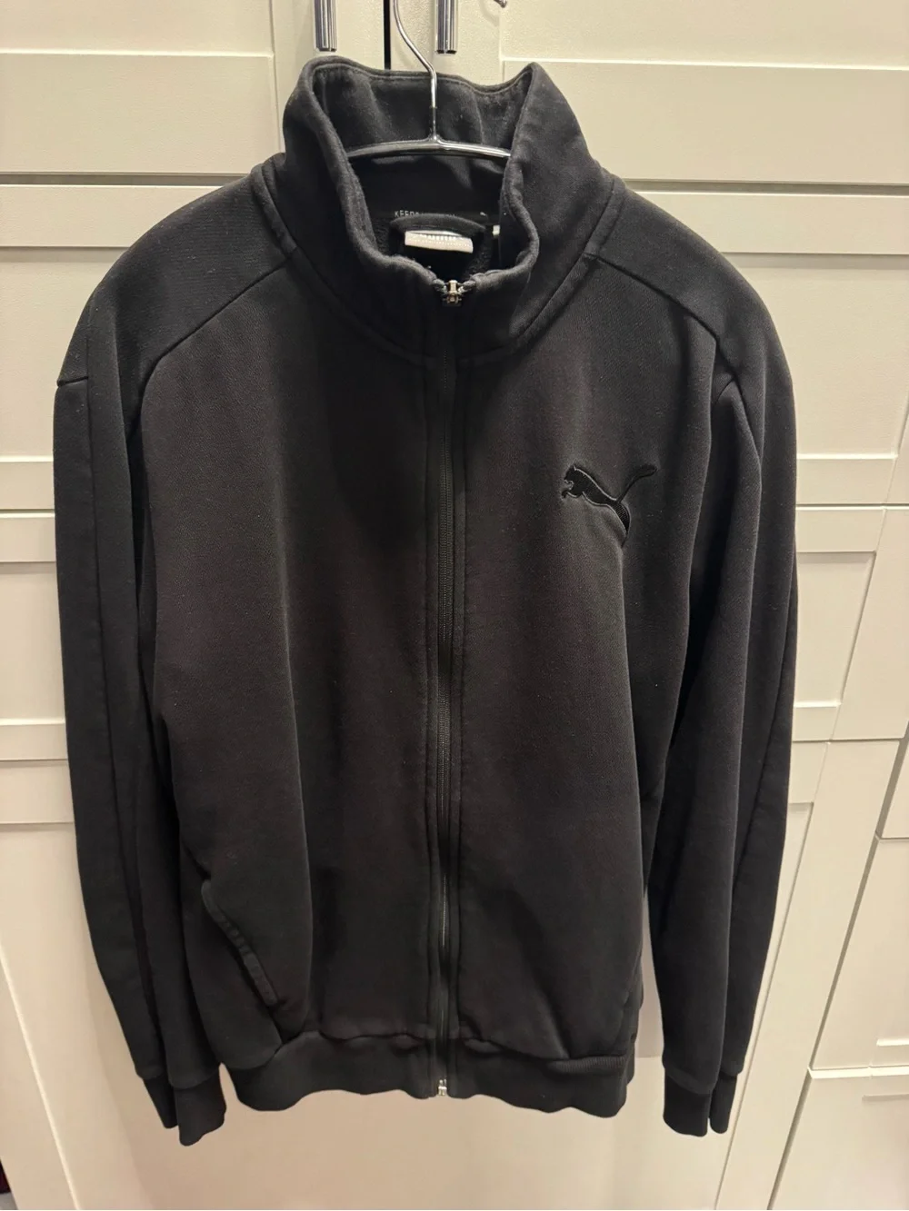 Puma Men's Black Full-Zip Sport Jacket Size Small - Picture 1 of 8